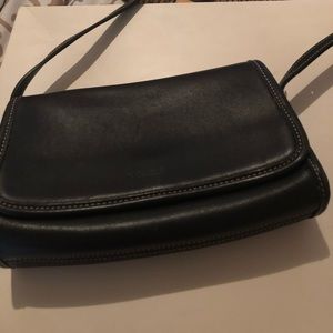 Coach black leather purse